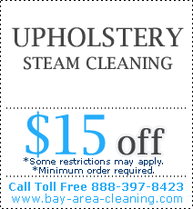 Bay Area steam cleaning upholstery in California